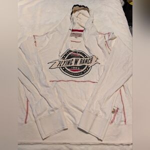 Premium 51 Women's Lightweight Cream Hoodie. XL